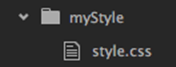 myStyle folder structure