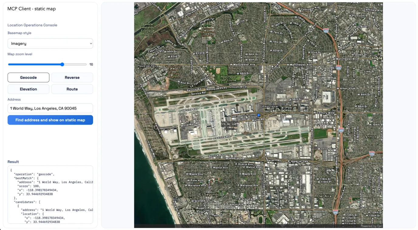Interactive Map Example