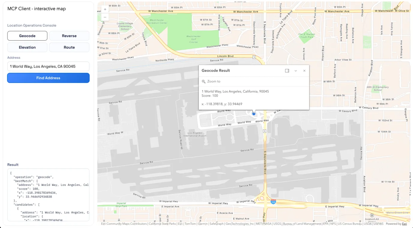 Interactive Map Example