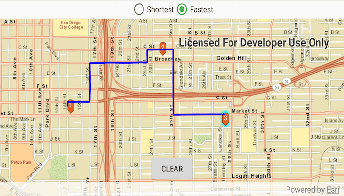 Image of offline routing