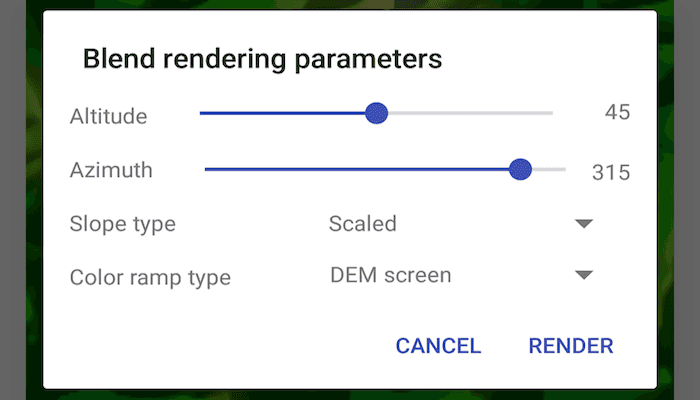 Image of blend renderer
