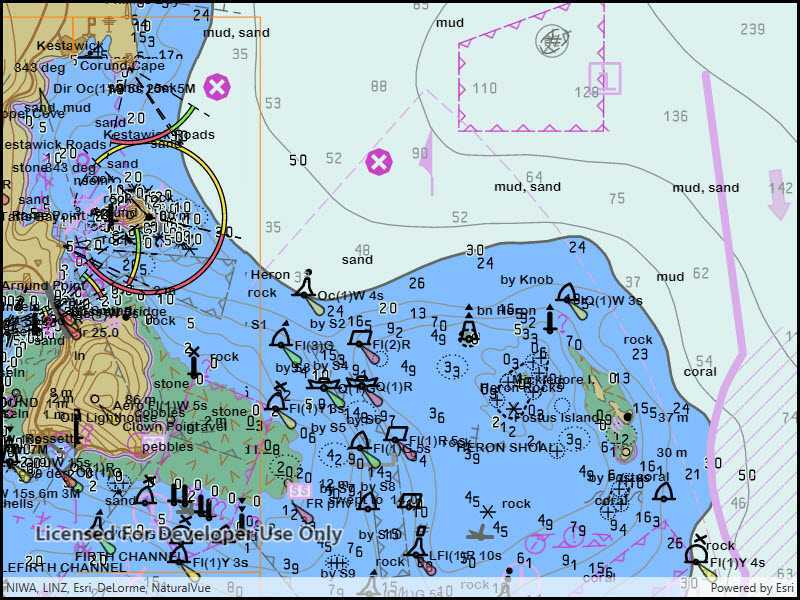Electronic navigational chart (ENC) data