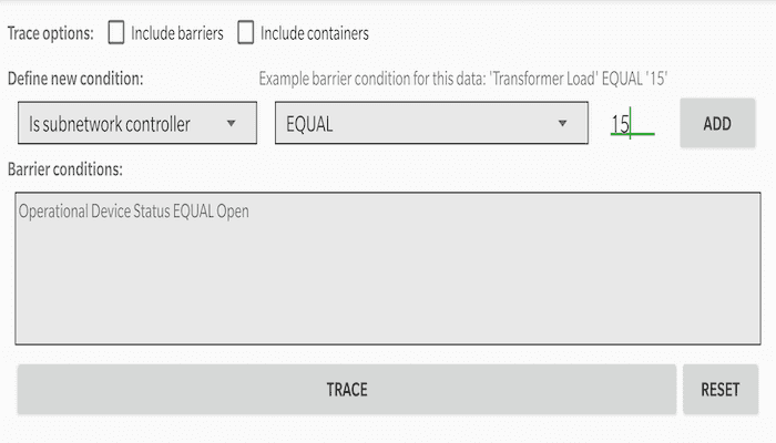 Image of configure subnetwork trace