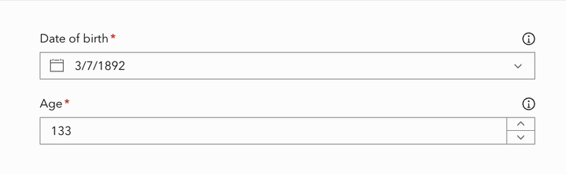 Date Picker and Input Number components with new built-in labels