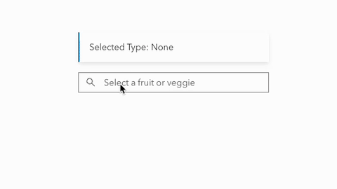The calciteAutocompleteItemSelect event provides access to all the Autocomplete Item information