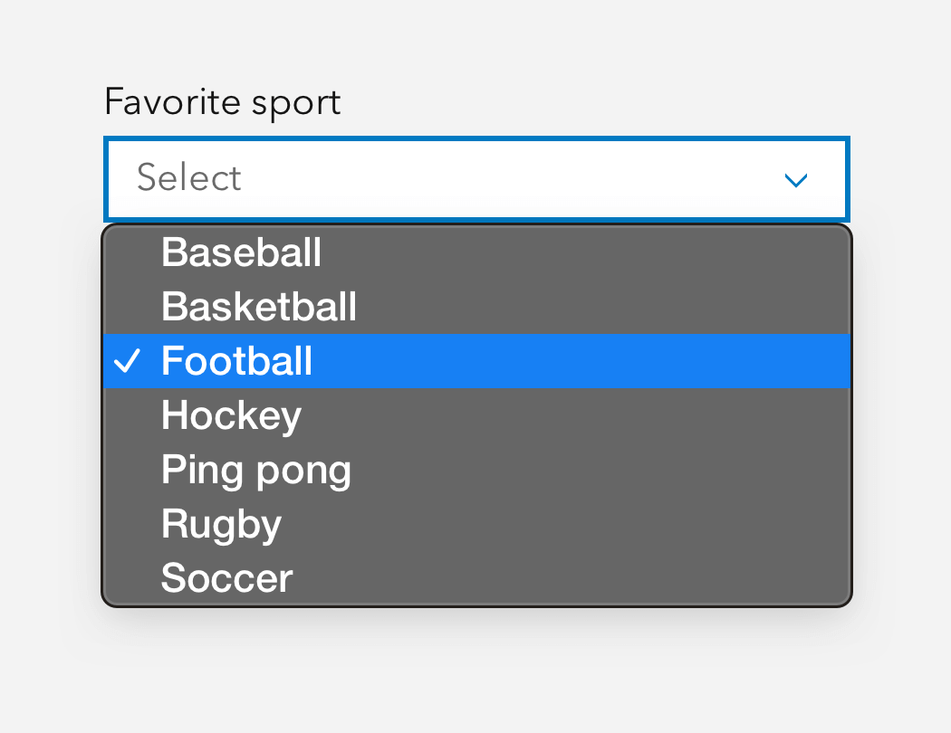 Correct Select pair with dropdown