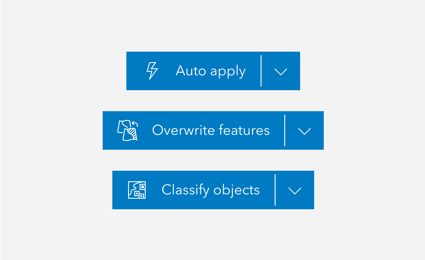 Do Split Button text labels