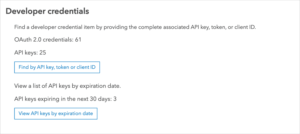 list-dev-credentials