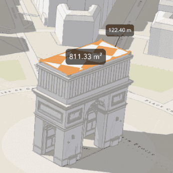 area measurement square