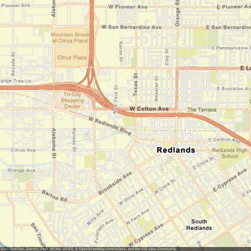 A streets static map with dark data attribution text in bottom left corner.