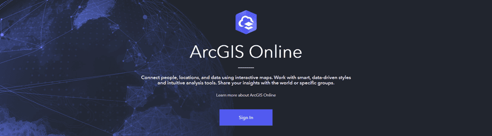 arcgis online banner