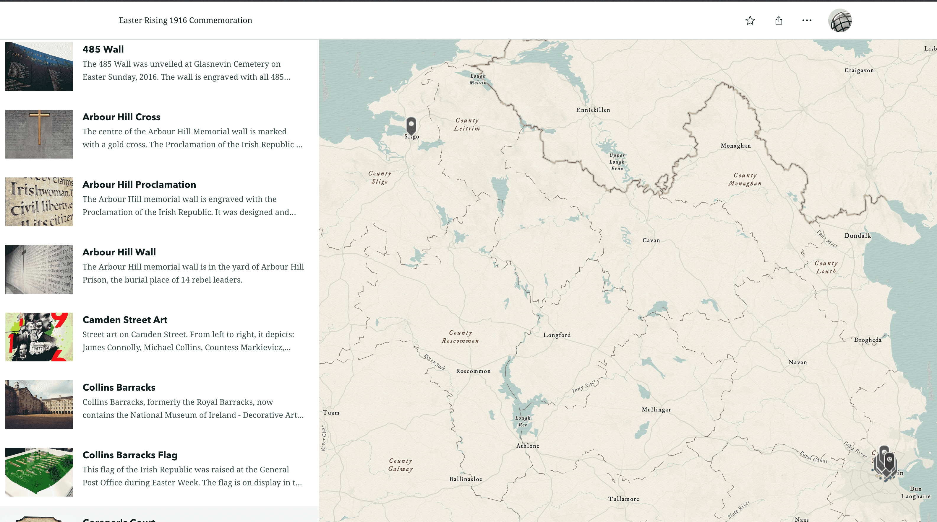 Types Of Story Blocks | Documentation | Esri Developer