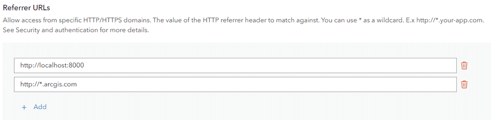 Referrer selector