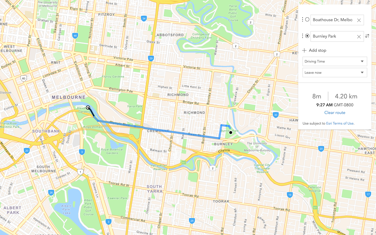 Introduction to routing and directions Documentation ArcGIS Developers