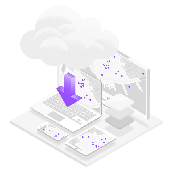 Offline maps and data