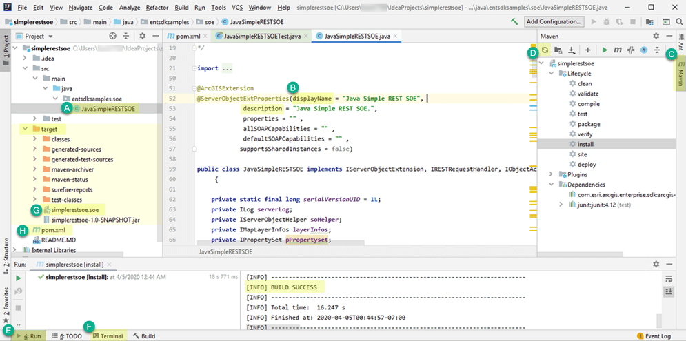 developing rest soes6