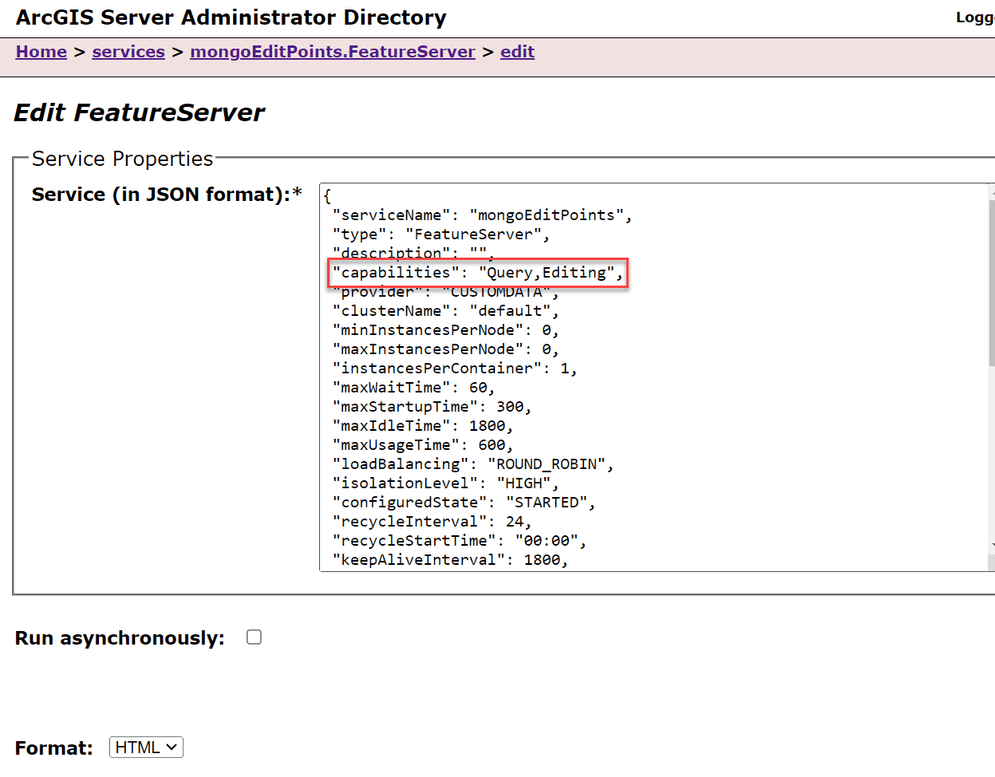 cdf editable mongodb points