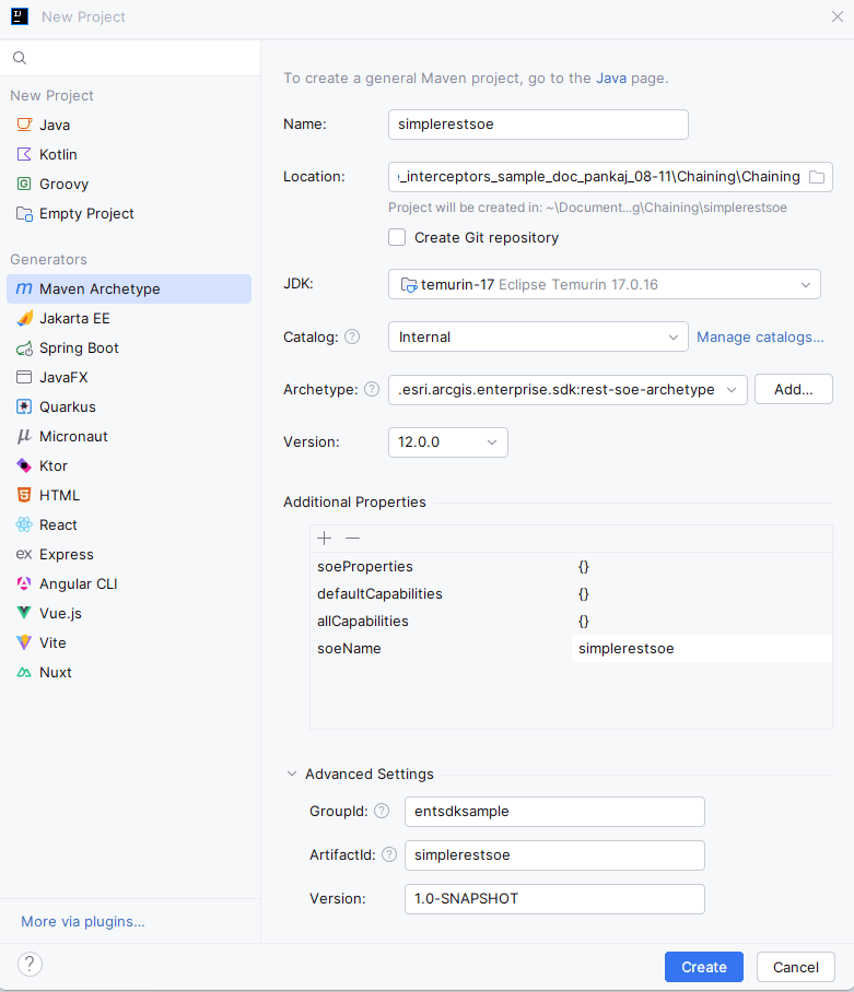 intellij developing rest soes2