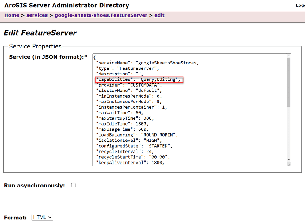 cdf google sheets service json