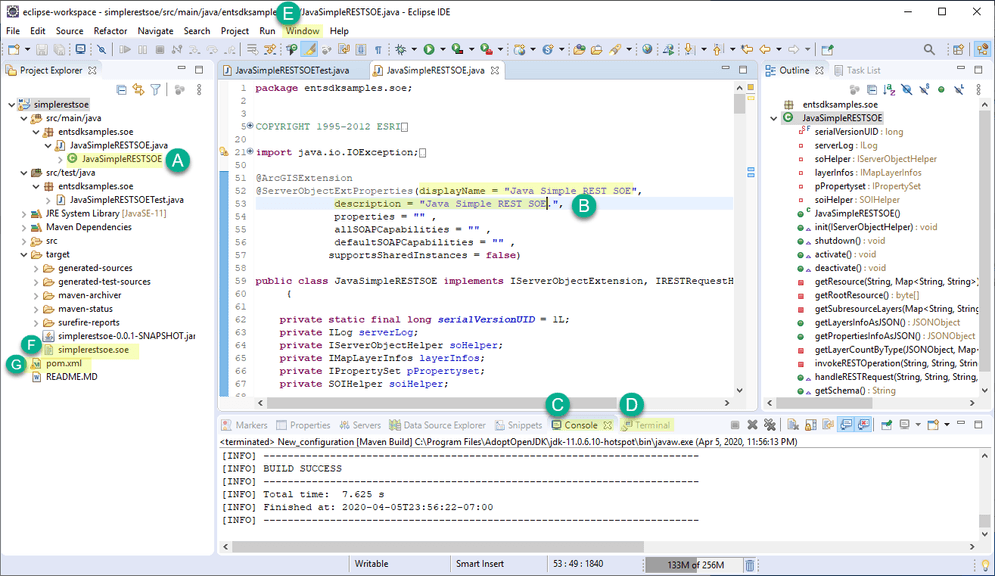 developing rest soes eclipse4