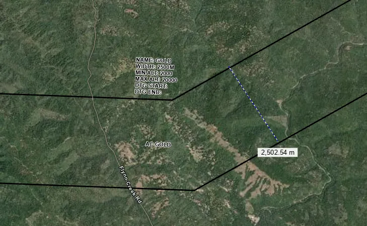 Air Corridor with width driven from attributes