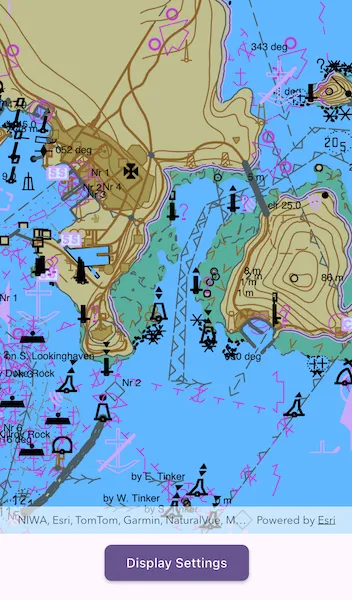 Image of Configure electronic navigational charts sample
