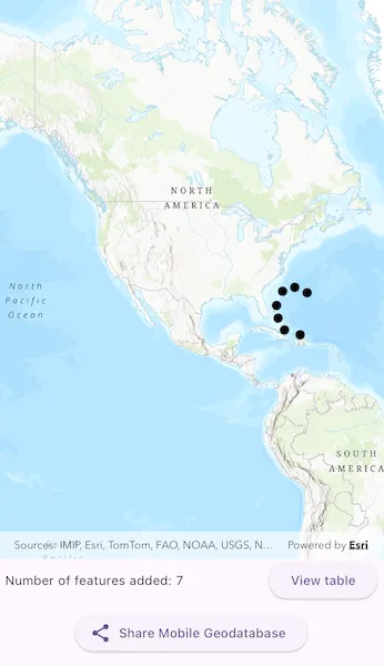 Image of create mobile geodatabase
