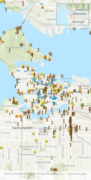 Image of display overview map