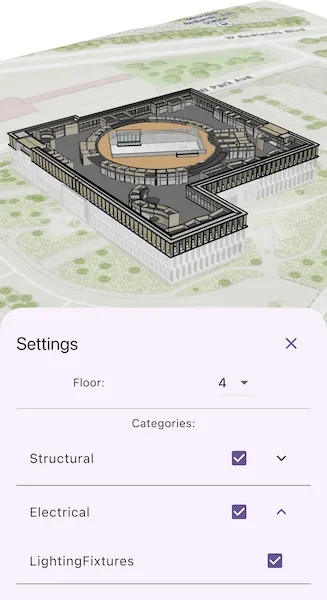 Image of a building scene layer