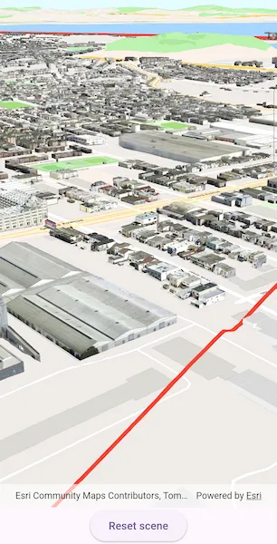 Image of filter features in scene