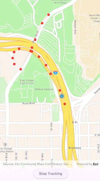Image of show device location history