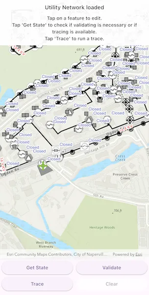 Image of validate utility network topology
