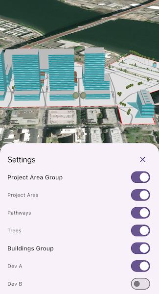 Image of group layers together