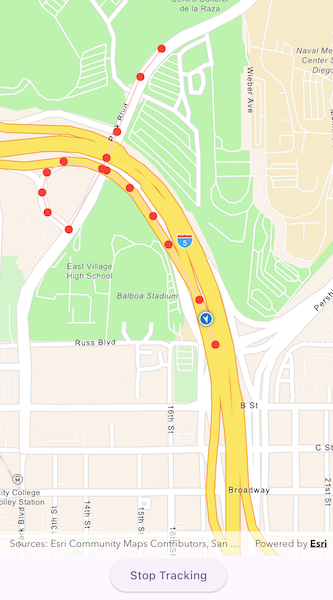 Image of show device location history