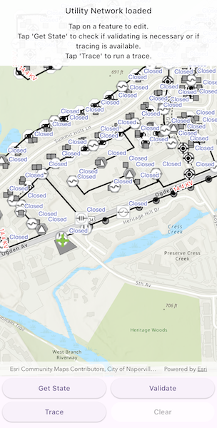 Image of validate utility network topology