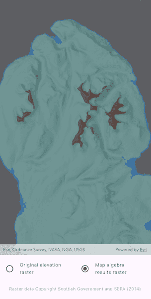 Apply map algebra sample