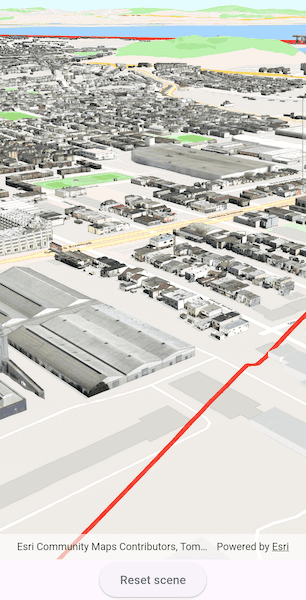 Image of filter features in scene