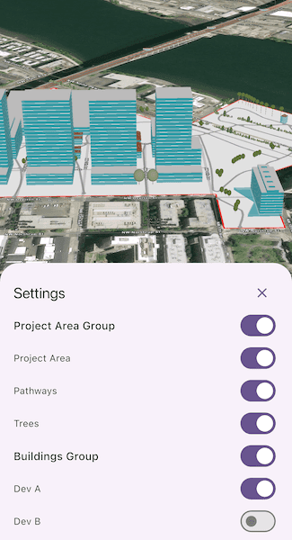 Image of group layers together