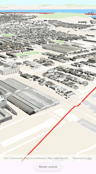 Image of filter features in scene