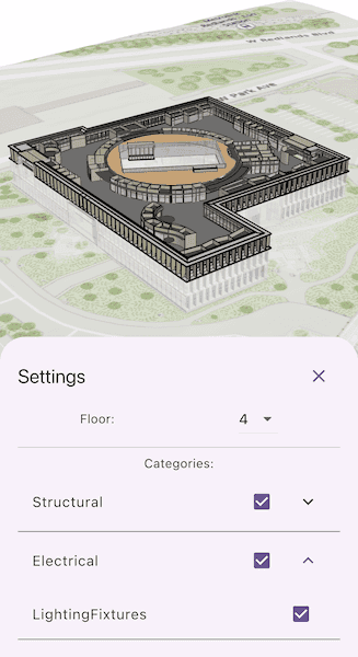 Image of a building scene layer