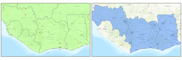 Nearest neighbors, ArcGIS GeoAnalytics Engine