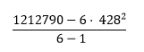 table variance