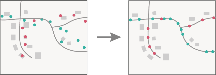 Nearest neighbors, ArcGIS GeoAnalytics Engine