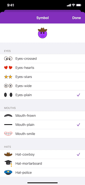 Image of read symbols from mobile style 2