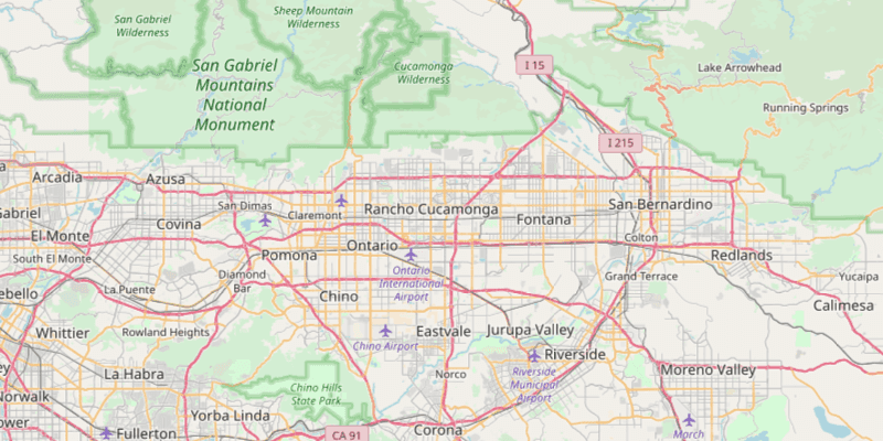 Image of OpenStreetMap layer