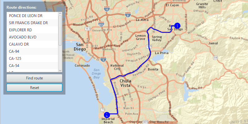 Image of find route