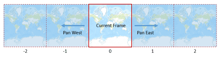 Wraparound maps, ArcGIS Maps SDK for .NET