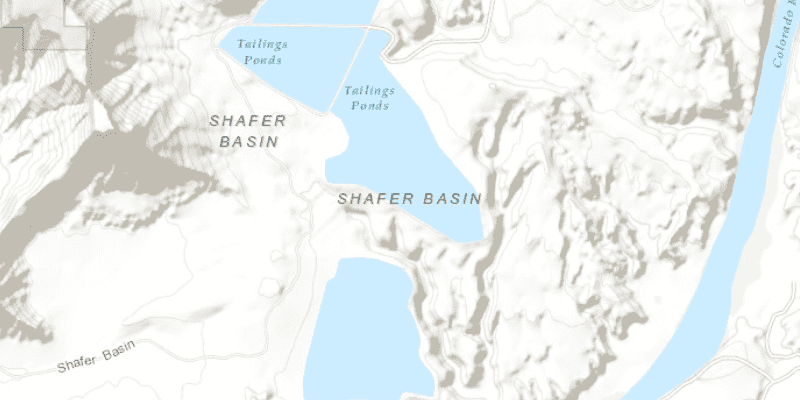 Image of map initial extent