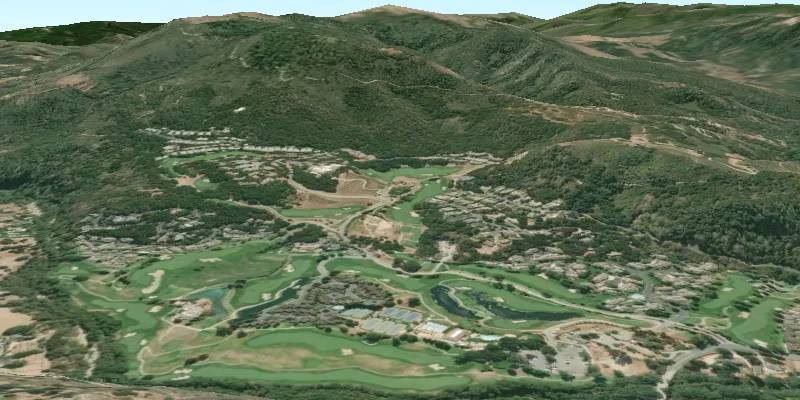 Image of create terrain from a local tile package