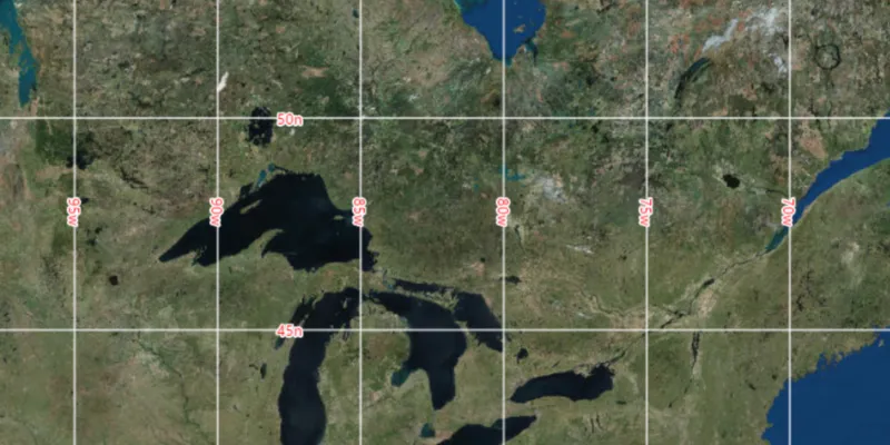 Image of display grid